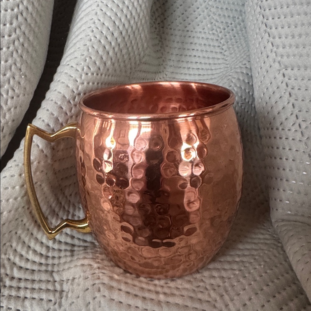 Twine Moscow Mule Mug Hammered Copper